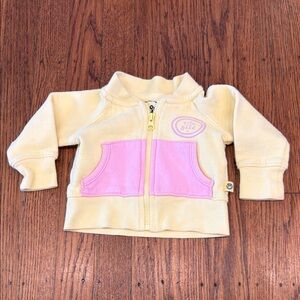 Life is Good Baby Full Zip Sweatshirt Little Chick Bird Embroidered 0-3 Months